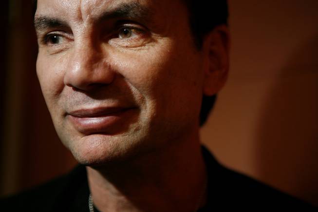 Former mobster Michael Franzese poses for a portrait before he speaks to athletes at George Mason University in Fairfax, Va., on Tuesday, Oct. 30, 2007.  