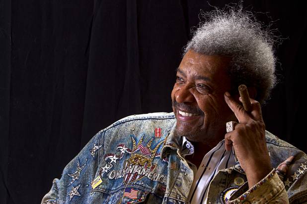 Boxing promoter Don King poses for a photo after an exclusive interview in his Treasure Island penthouse Thursday, April 11, 2013.