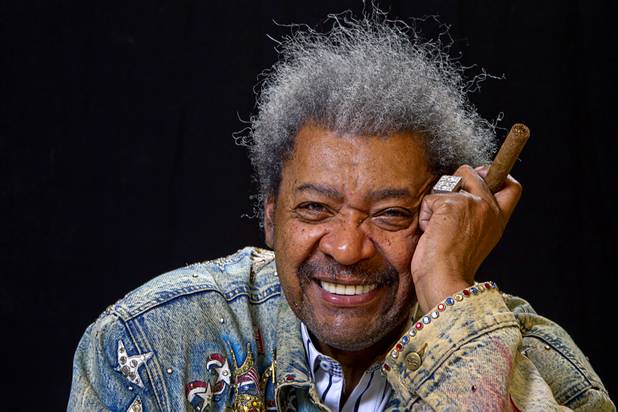 Boxing promoter Don King poses for a photo after an exclusive interview in his Treasure Island penthouse Thursday, April 11, 2013.
