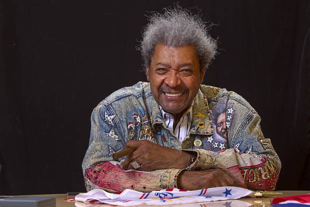 Boxing promoter Don King poses for a photo after an exclusive interview in his Treasure Island penthouse Thursday, April 11, 2013.