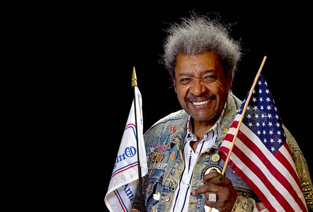 Boxing promoter Don King poses for a photo after an exclusive interview in his Treasure Island penthouse Thursday, April 11, 2013.