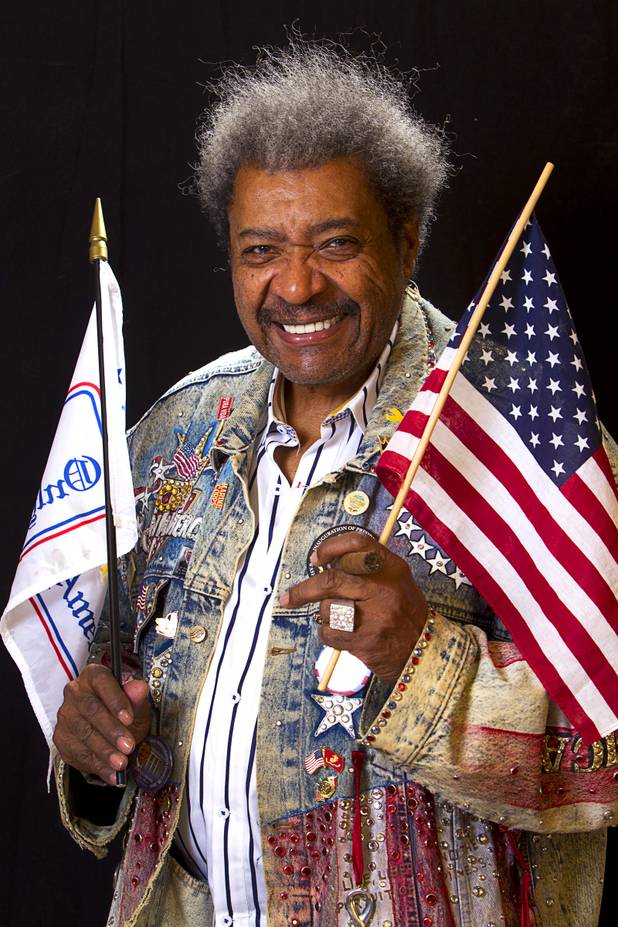 Boxing promoter Don King poses for a photo after an exclusive interview in his Treasure Island penthouse Thursday, April 11, 2013.