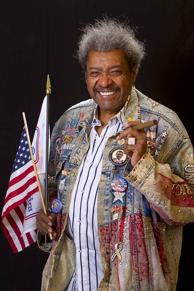 Boxing promoter Don King poses for a photo after an exclusive interview in his Treasure Island penthouse Thursday, April 11, 2013.