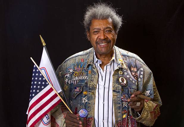 Boxing promoter Don King poses for a photo after an exclusive interview in his Treasure Island penthouse Thursday, April 11, 2013.