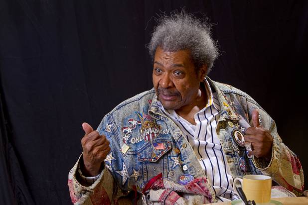 Boxing promoter Don King responds to a question during an exclusive interview in his Treasure Island penthouse Thursday, April 11, 2013.