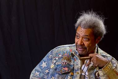 Don King’s office last week was the 36th floor penthouse at Treasure Island. He felt right at home — it’s Las Vegas, after all. This is the fighting capital of the world, thanks largely to King. 