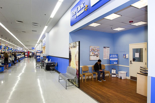 Raj Ganal, 16, waits in a  Southwest Medical Associates clinic lobby inside a Walmart, 300 E. Lake Mead Pkwy., in Henderson Thursday, April 11, 2013.