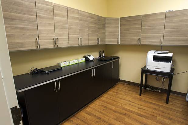 A lab area is shown at the MedLion office, 851 S. Rampart Blvd., Thursday, April 18, 2013. MedLion is a physician group membership plan. For $59 per month, patients get access to a primary care physician. There is no insurance involved.