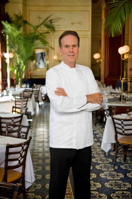 Chef Thomas Keller stands in his restaurant Bouchon at The ...