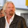 Sir Richard Branson, Virgin Group founder, arrives on a Virgin America flight from Los Angeles at McCarran International Airport Monday, April 22, 2013. The flight marked the start of new Virgin America service between Los Angeles and Las Vegas.