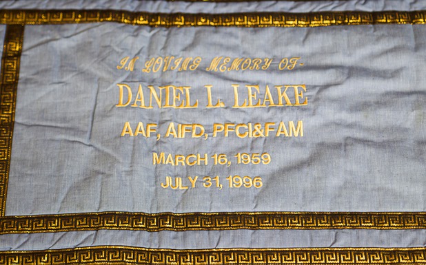 Quilts, part of the Names Project and the AIDS Memorial Quilt, are displayed at the AFAN offices Wednesday, April 24, 2013. The quilts feature the names of Nevada residents who have died from HIV/AIDS and will be on display until April 30. It's part of a national campaign to raise awareness and remember those who have died from the illness.