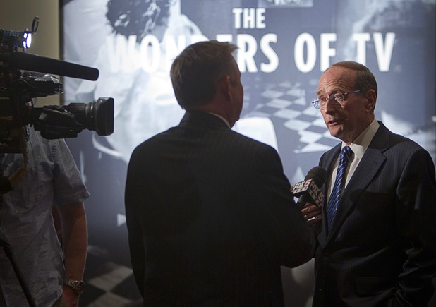 Former Nevada Governor Richard Bryan is interviewed at the Mob Museum in downtown Las Vegas Wednesday, April 25, 2013. Bryan and former governors Robert List and Bob Miller participated in a panel discussion titled Protectors of the State  A Conversation with Three Former Governors. Bryan was also a U.S. senator from 1989 to 2001.