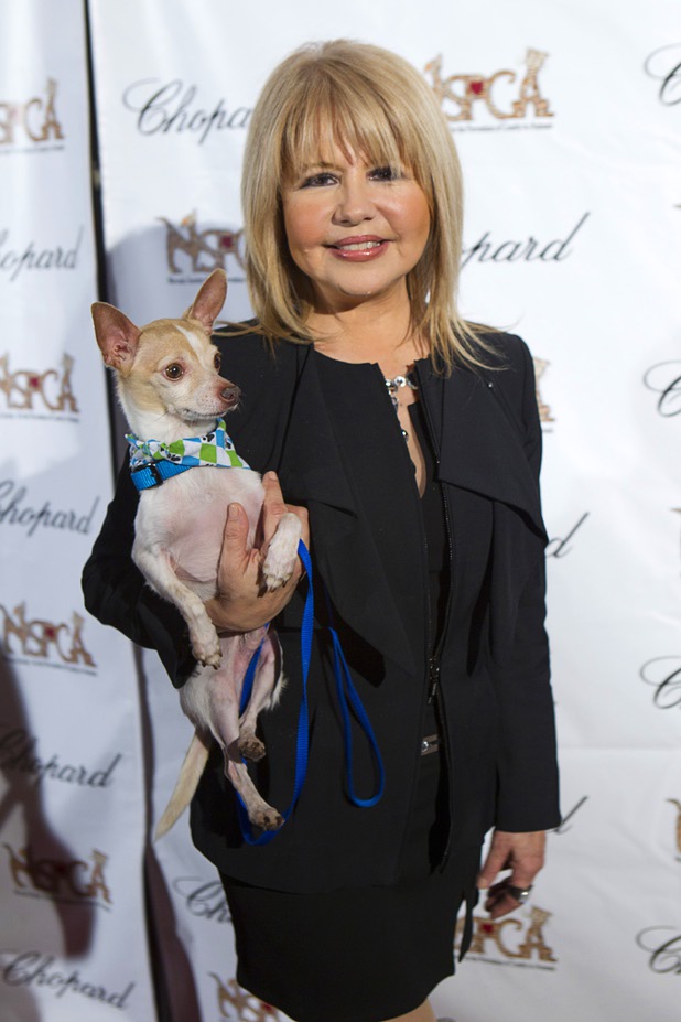 Actress and singer Pia Zadora arrives at the "Animals In Wonderland Champagne & High Tea," an annual fundraiser to support the Nevada SPCA (Society for the Prevention of Cruelty to Animals), at the Spanish Trail Country Club Wednesday, April 25, 2013. The Nevada SPCA, a nonprofit organization, operates a no-kill animal sanctuary in Las Vegas.