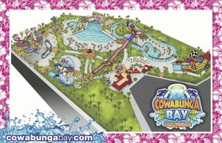 A rendering of the Cowabunga Bay Las Vegas water park, which is scheduled to open in 2013.