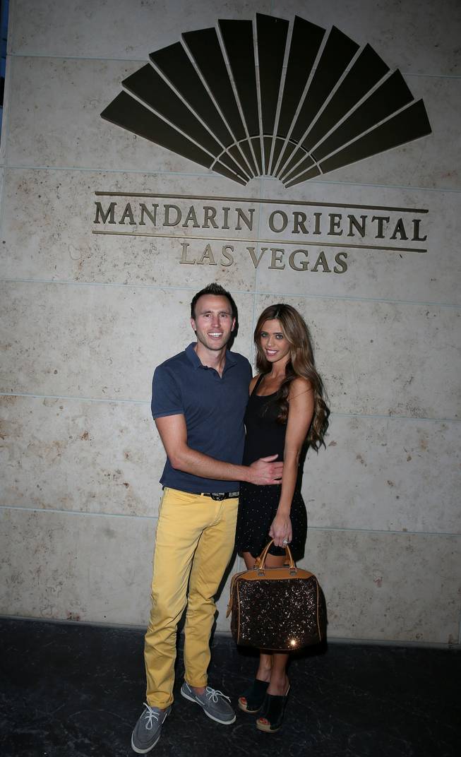 Doug and Lydia McLaughlin of "The Real Housewives of Orange County" at Mandarin Oriental Las Vegas on Friday, April 26, 2013.