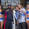 Mayweather and Guerrero at Final News Conference