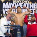 Mayweather and Guerrero Make Weight For Fight