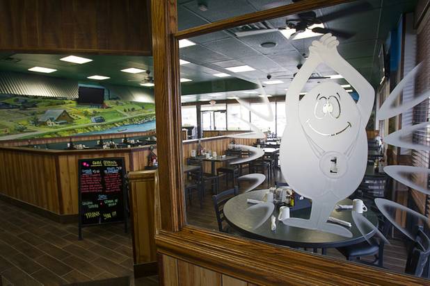 A view of the Egg and I restaurant, 4533 W. Sahara Ave., Sunday, May 5, 2013. The restaurant reopens May 6, five weeks after a car crashed into the restaurant injuring 10 people.