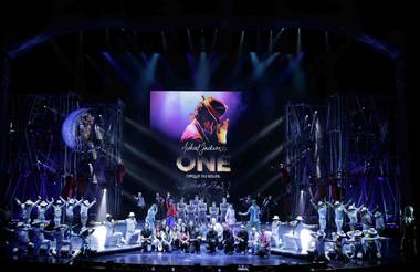 Cirque du Soleil’s “Michael Jackson One” at Mandalay Bay on Tuesday, May 7, 2013.