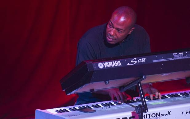 Keyboardist Delvin Williams performs with Sharon Smith and the Nu Vision Ensemble during a Mother's Day Gospel Brunch at the House of Blues in Mandalay Bay Sunday, May 12, 2013.