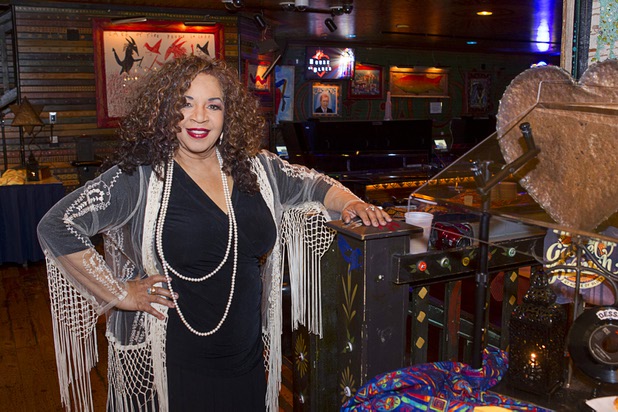 Silvia St. James, creator of the Gospel Brunch, poses before a Mother's Day “Kirk Franklin’s Gospel Brunch” at the House of Blues in Mandalay Bay Sunday, May 12, 2013.