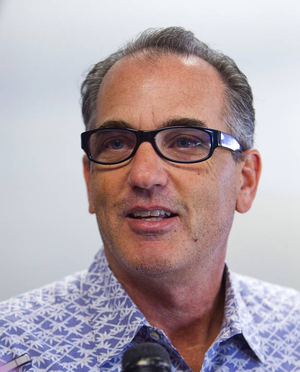 Investor Steve Mack speaks to reporters during a news conference at Cashman Field after a deal was finalized to buy the Las Vegas 51s on Monday, May 13, 2013. Summerlin Las Vegas Baseball Club LLC, a joint venture of the Howard Hughes Corp. and Play Ball Owners Group — including investors Mack, Bart Wear and Chris Kaempfer — purchased the 51s and plans to move the franchise to a new stadium in Summerlin.