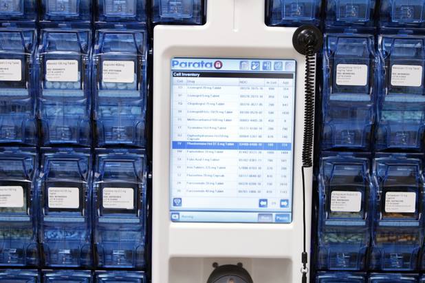 The Parata Max automated dispensing machine at the Well Care Pharmacy on Charleston Boulevard in Las Vegas on Monday, May 13, 2013.