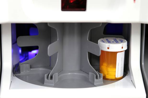 The Parata Max automated dispensing machine at the Well Care Pharmacy on Charleston Boulevard in Las Vegas on Monday, May 13, 2013.