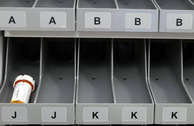 The Parata Max automated dispensing machine at the Well Care Pharmacy on Charleston Boulevard in Las Vegas on Monday, May 13, 2013.