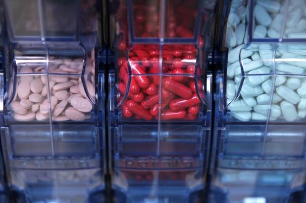 The Parata Max automated dispensing machine at the Well Care Pharmacy on Charleston Boulevard in Las Vegas on Monday, May 13, 2013.