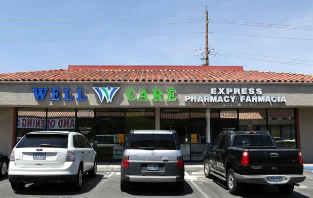 Well Care Pharmacy on Charleston Boulevard in Las Vegas on Monday, May 13, 2013.