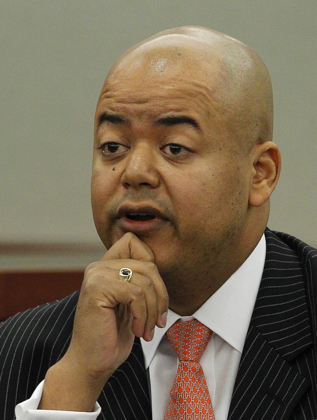 Malcolm LaVergne, O.J. Simpson's attorney on appeals to the Nevada Supreme Court, testifies at Simpson's evidentiary hearing in Clark County District Court Thursday, May 16, 2013. Simpson, who is currently serving a nine-to-33-year sentence in state prison as a result of his October 2008 conviction for armed robbery and kidnapping charges, is using a writ of habeas corpus to seek a new trial, claiming he had such bad representation that his conviction should be reversed.