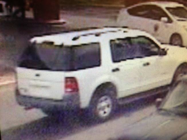 This photo shows what Metro Police described as a "vehicle of interest" in connection with the theft of an iPad in which a teen boy was ran over and killed by an SUV on Thursday, May 16, 2013.