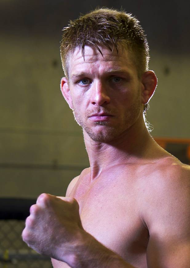UFC welterweight fighter Mike Pyle poses at the Syndicate gym Monday, May 20, 2013. Pyle will fight Rick Story at the MGM Grand Garden Arena Saturday.