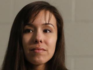 Convicted killer Jodi Arias thinks about a question asked during an interview at the Maricopa County Estrella Jail on Tuesday, May 21, 2013, in Phoenix.  Arias was convicted recently of killing her former boyfriend Travis Alexander in his suburban Phoenix home back in 2008, and could face the possibility of the death penalty as the sentencing phase of her trial continues. 