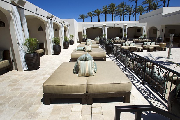 A view of the Daylight beach club at Mandalay Bay Thursday, May 23, 2013. The new club by the Light Group features a 4,400-square-foot pool, 70 daybeds, 23 cabanas and two bungalows.