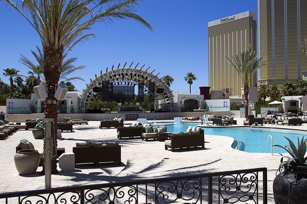 A view of the Daylight beach club at Mandalay Bay Thursday, May 23, 2013. The new club by the Light Group features a 4,400-square-foot pool, 70 daybeds, 23 cabanas and two bungalows.