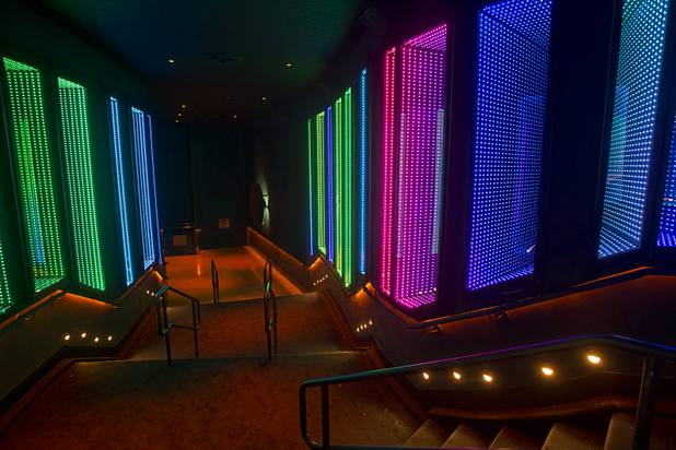 The entrance to the Light nightclub is shown at Mandalay Bay Thursday, May 23, 2013. The new 38,000 sq. ft. club is a collaboration by Cirque du Soleil and The Light Group.