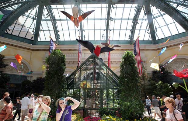 The Bellagio Conservatory & Botanical Gardens summer garden exhibit seen on Tuesday, June 4, 2013.