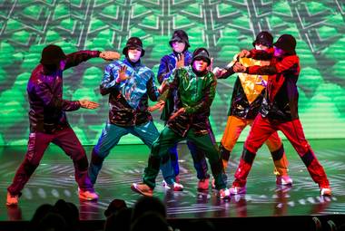 The Jabbawockeez’s opening night of their new show “Prism” at Luxor on Friday, May 31, 2013.