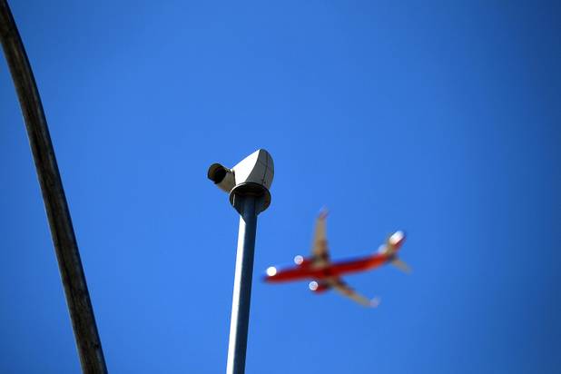 A camera in use at the intersection of Sunset Road and Decatur Boulevard used by the Freeway & Arterial System of Transportation (FAST) in Las Vegas on Thursday, June 6, 2013.