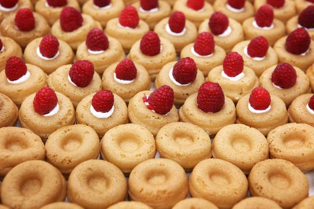 Pastries for Bacchanal Buffet inside the basement bakery at Caesars Palace in Las Vegas on Tuesday, June 11, 2013.