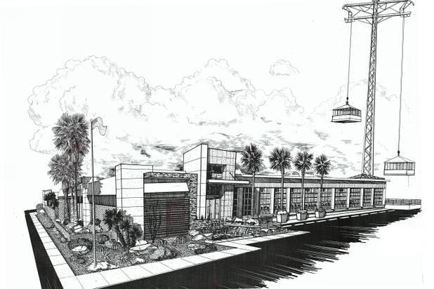This is an artist's rendering of Dinner in the Sky Las Vegas Wednesday, June 12, 2013.
