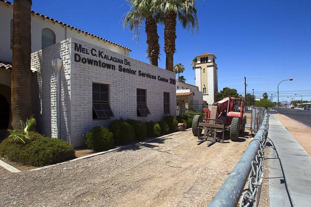 An exterior view of the 9th Bridge School at 9th Street and Bridger Avenue in downtown Las Vegas Monday, June 17, 2013. The private school/early childhood learning center, part of the DowntownProject, is scheduled to open August 26 with infants through kindergarten students and gradually add grades.