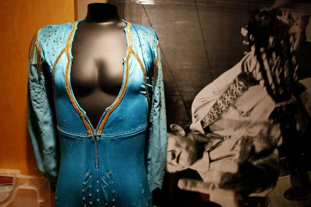 The Hard Rock Hotel's rock memorabilia collection on Monday, June 17, 2013 at the Hard Rock Hotel in Las Vegas.