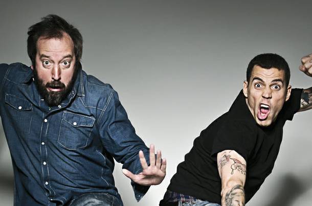 It's no joke: Tom Green and Steve-O hit Vinyl at Hard Rock Hotel.