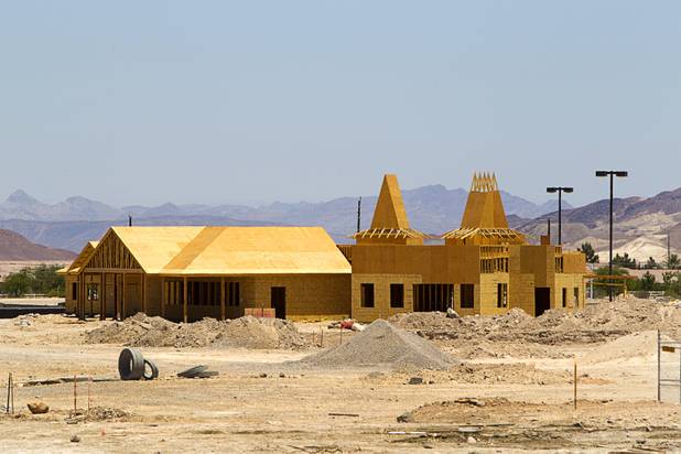 A view of the stalled Cowabunga Bay water park on Galleria Road in Henderson Thursday, June 27, 2013.
