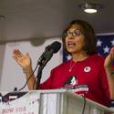 Reid and Gutierrez Lead Immigration Rally At Culinary Union
