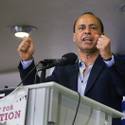 Reid and Gutierrez Lead Immigration Rally At Culinary Union