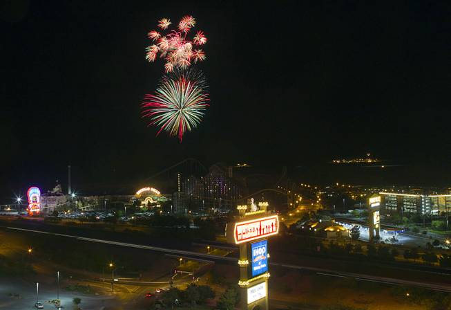 July 4th Fireworks in Primm, Nev.
